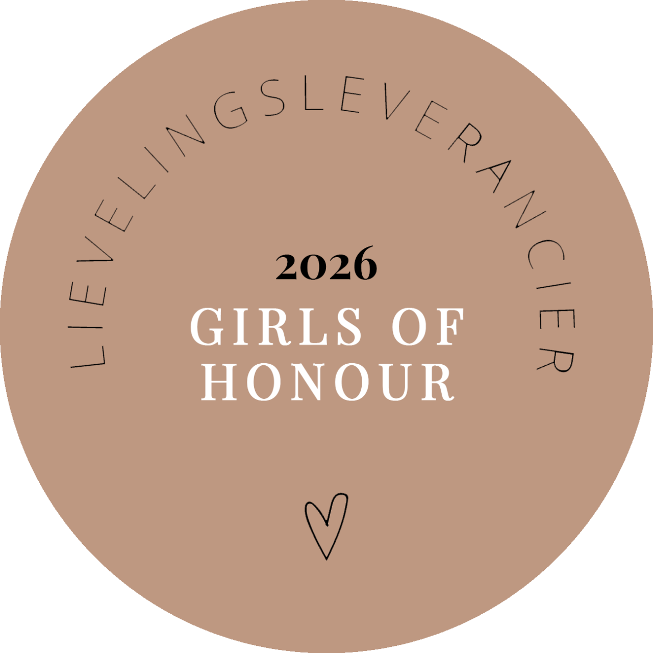 Lievelingsleverancier Girls of Honour