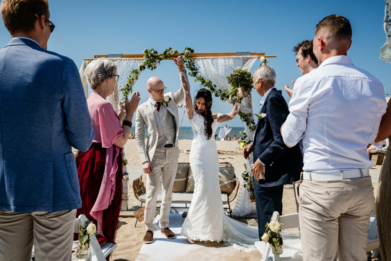 Trouwen op het strand